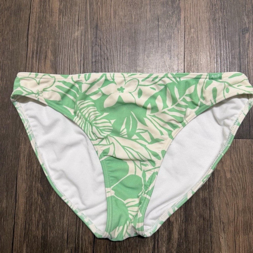 Abercrombie Kids Green Tropical Floral Bikini Bottom Hipster Beach Swimsuit 15